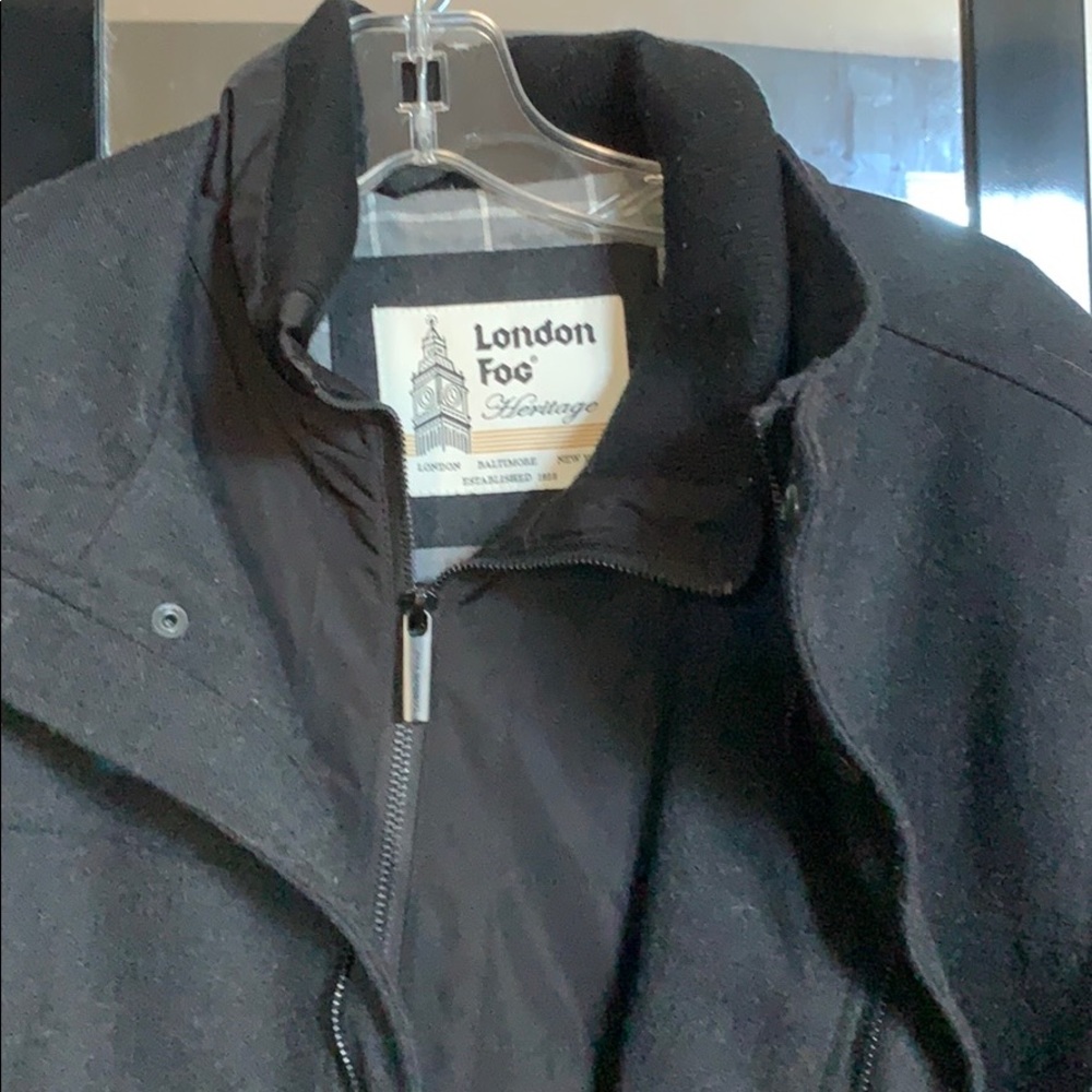 Men London fog jacket